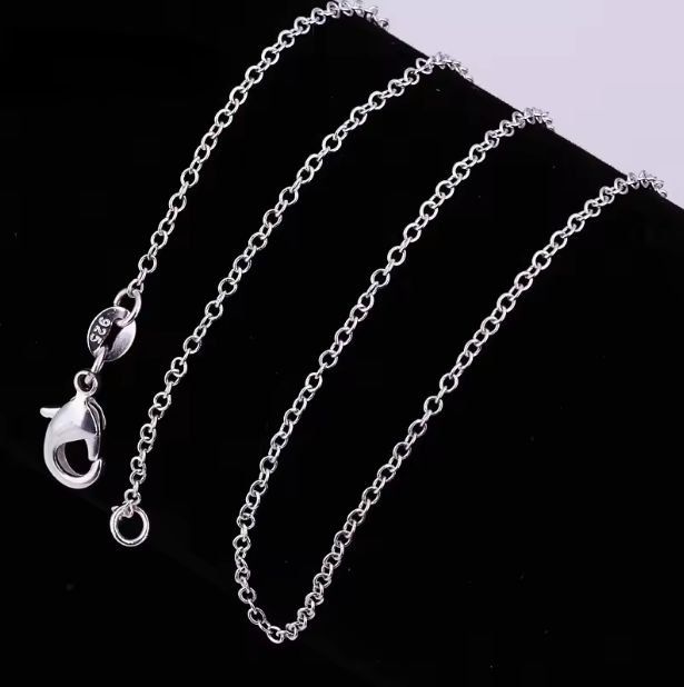 Catenine: Schöne 925 versilberte Kette 16" / c.a. 40cm – Nuovo (secondo la descrizione) da Grenchen venduto da lei_tjl5