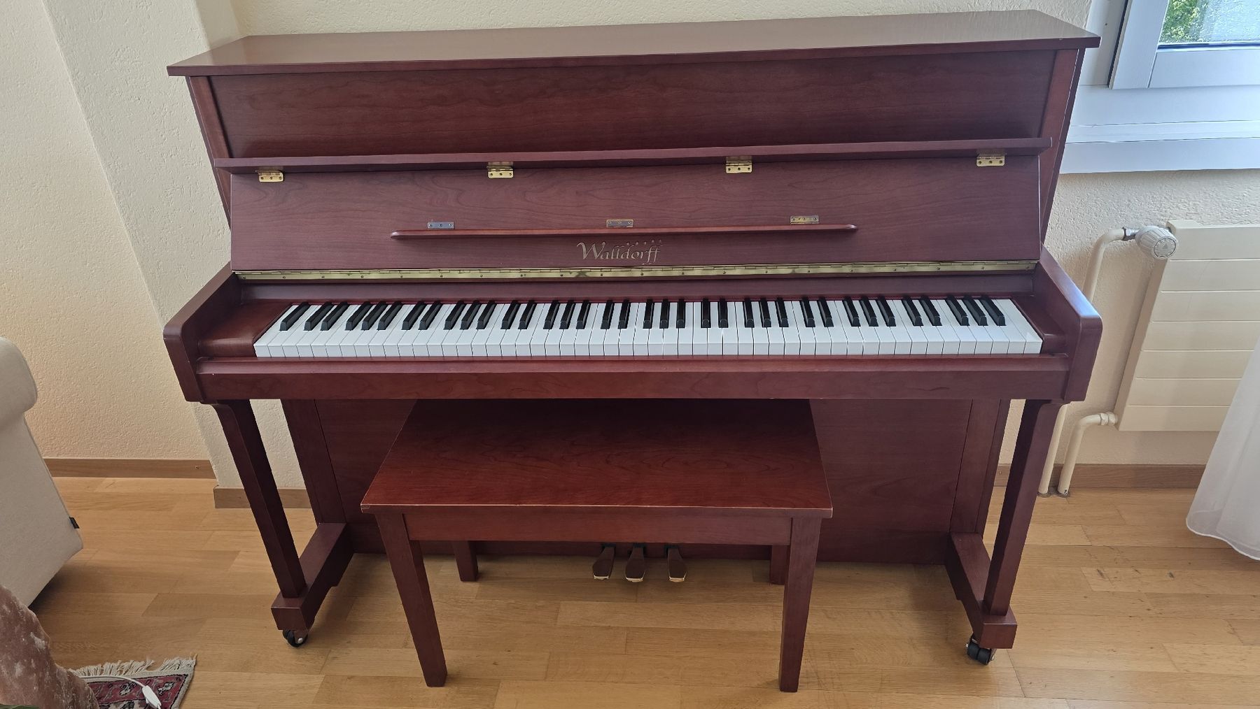 Strumenti musicali: Walldorff Klavier mit passender Sitzbank – Usato da Zürich venduto da puma017 6