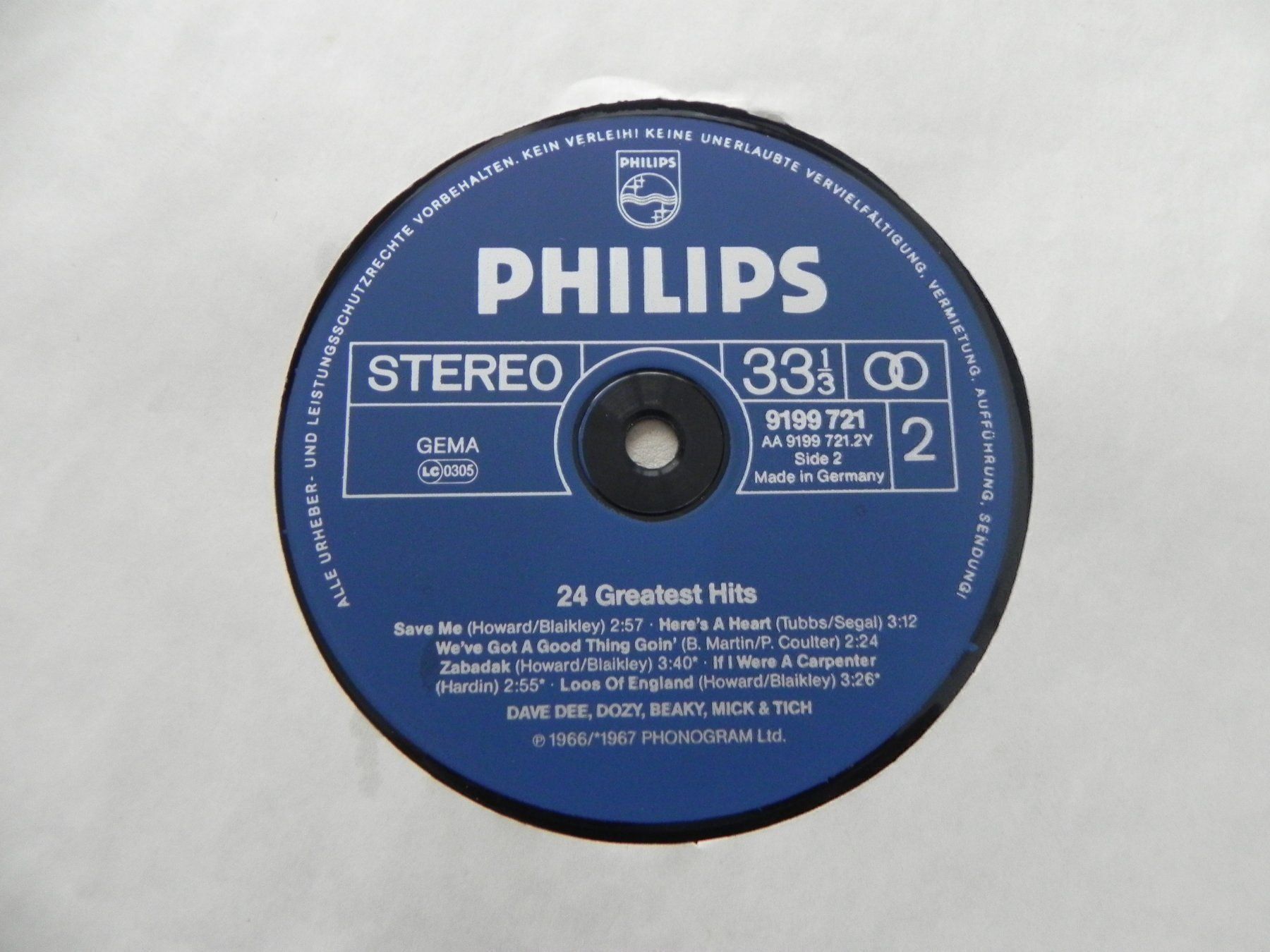 Dischi in vinile: Doppel LP Beat Dave Dee Dozy Beaky Mick – Usato da Siebnen venduto da krimsie 5