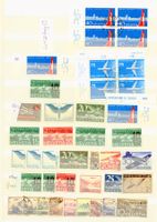 Flugpost Sammlung 1 Albumseiten ges,/**/* (B497)