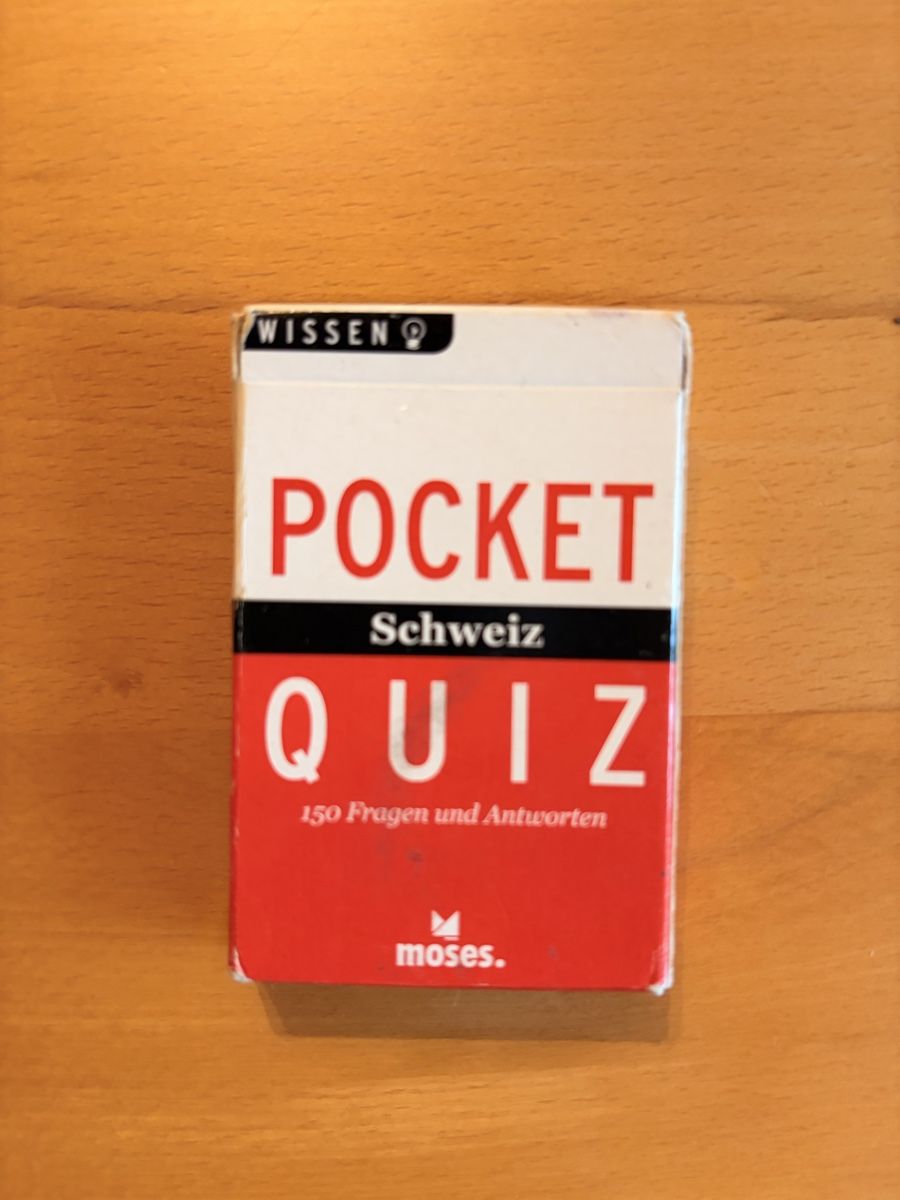 Giochi: Spiel Pocket Quiz – Usato da Aarau venduto da Dotti3