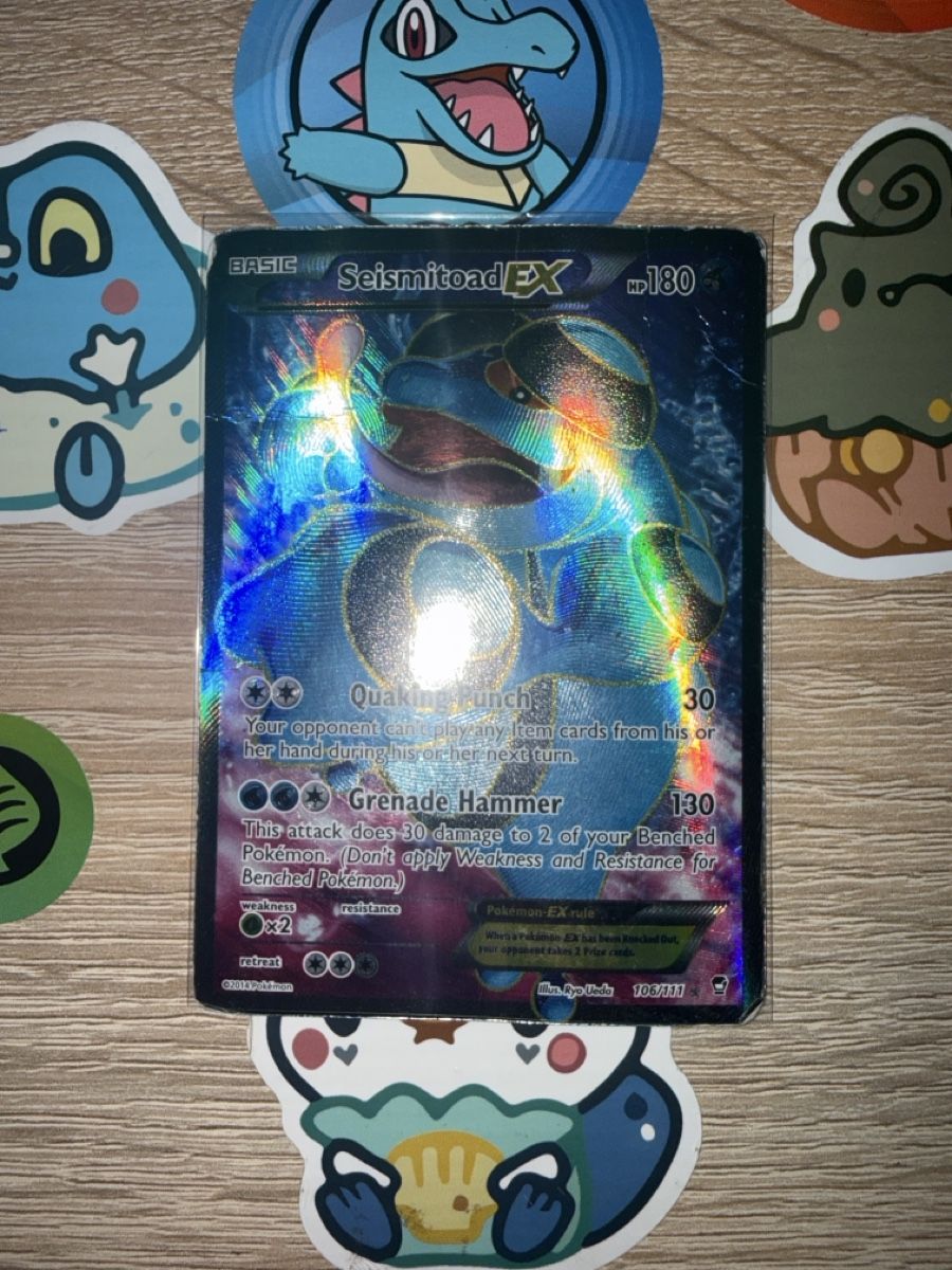 Pokémon Carte collezionabili: Seismitoad full art XY – Usato da St-Maurice venduto da Whatty
