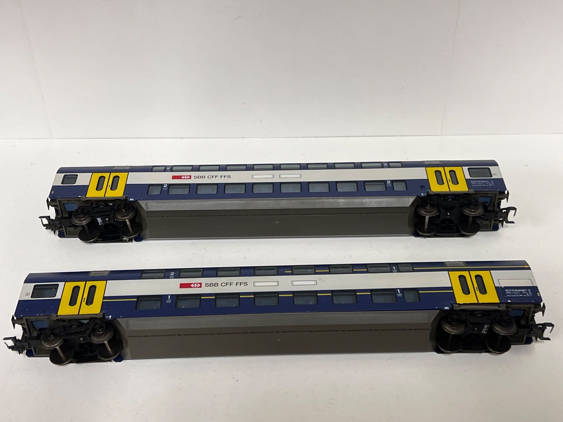 Fleischmann Modellini di ferrovie: Fleischmann S Bahn SBB   H0 AC 2 Stk. – Difettoso da Geroldswil venduto da TopTrain54 9