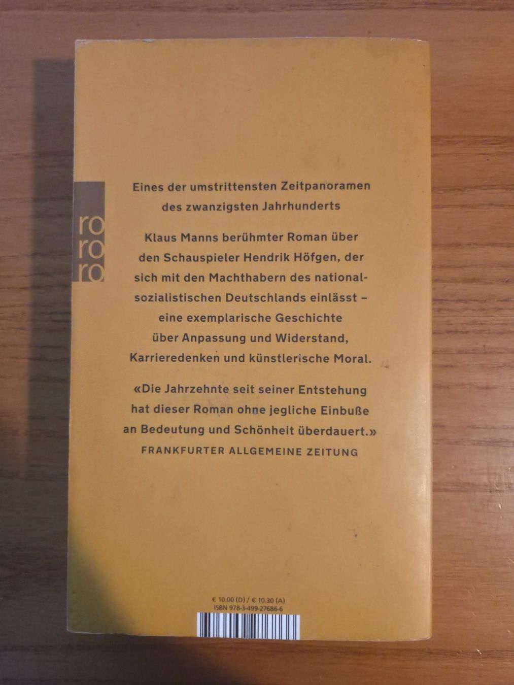 Libri: Klaus Mann: Mephisto, Rowohlt 2019 – Usato da Aldesago venduto da lusuardi 1