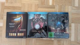Iron Man 1-3 Blu-ray Steelbooks