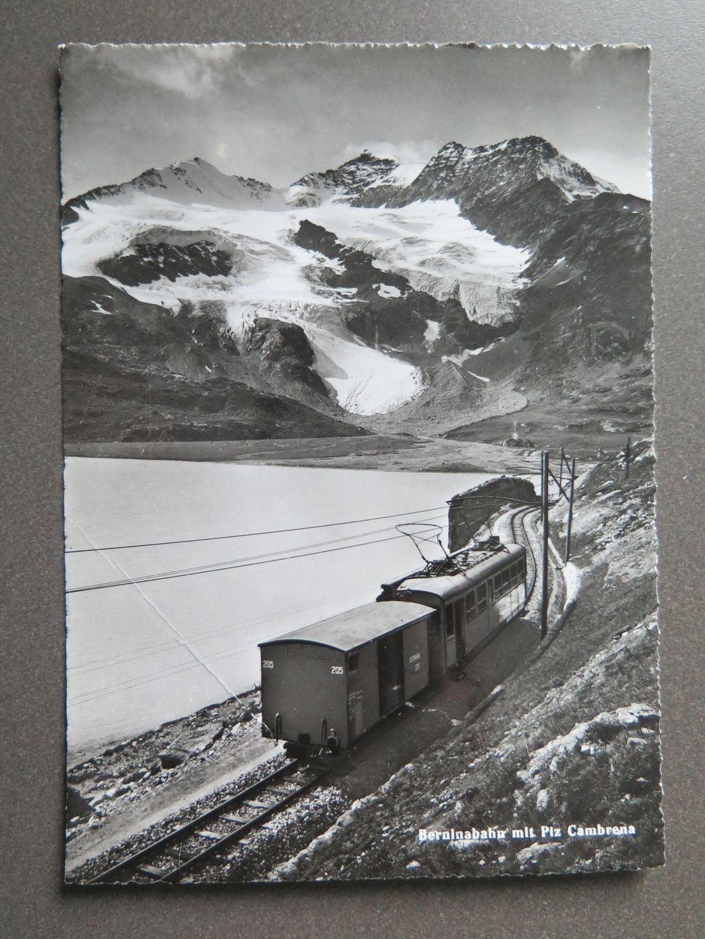 Cartoline postali: BERNINABAHN MIT PIZ CAMBRENA – Usato da Wittenbach venduto da lipasal