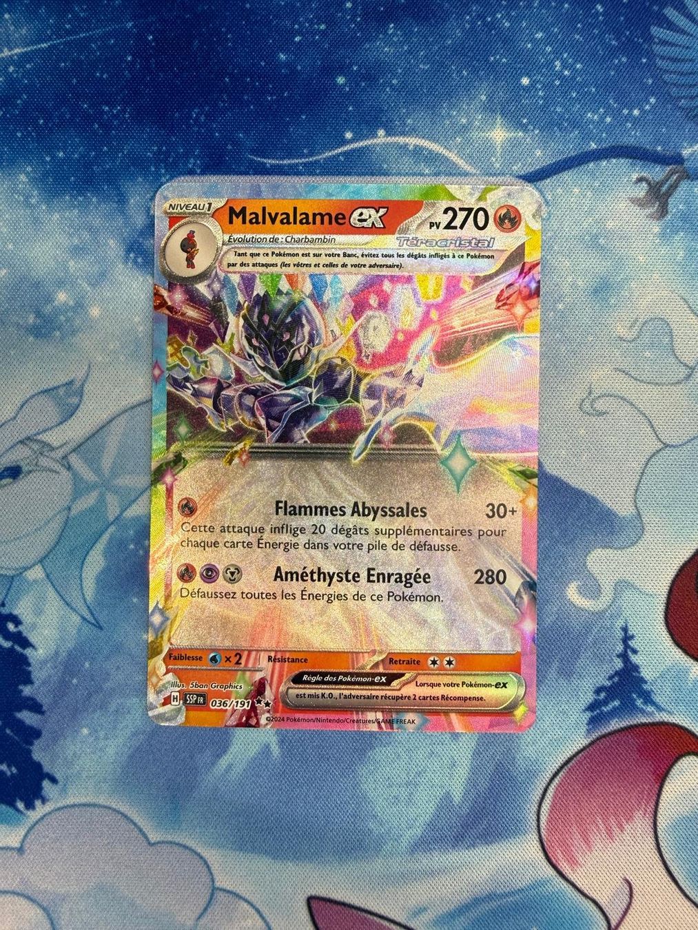 Pokémon Carte collezionabili: Malvalame EX - SSP 036 FR – Nuovo (secondo la descrizione) da Courgenay venduto da ScamBoxOff