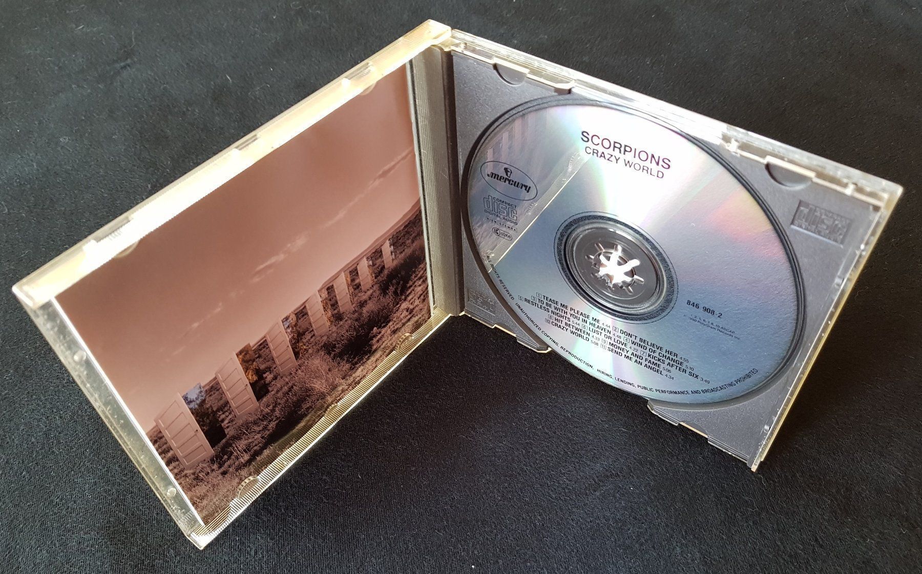 CD: Scorpions – Crazy World - CD - 1990 - Mercury – Usato da Uster venduto da Zardodel 3