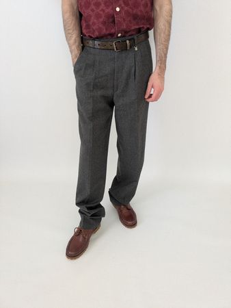 Graue Wollhose, Top Zustand Gr 46/S