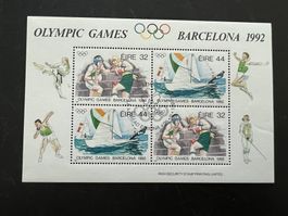 Olympic Games 1992   Irland 1992 Block Erstag (A929)