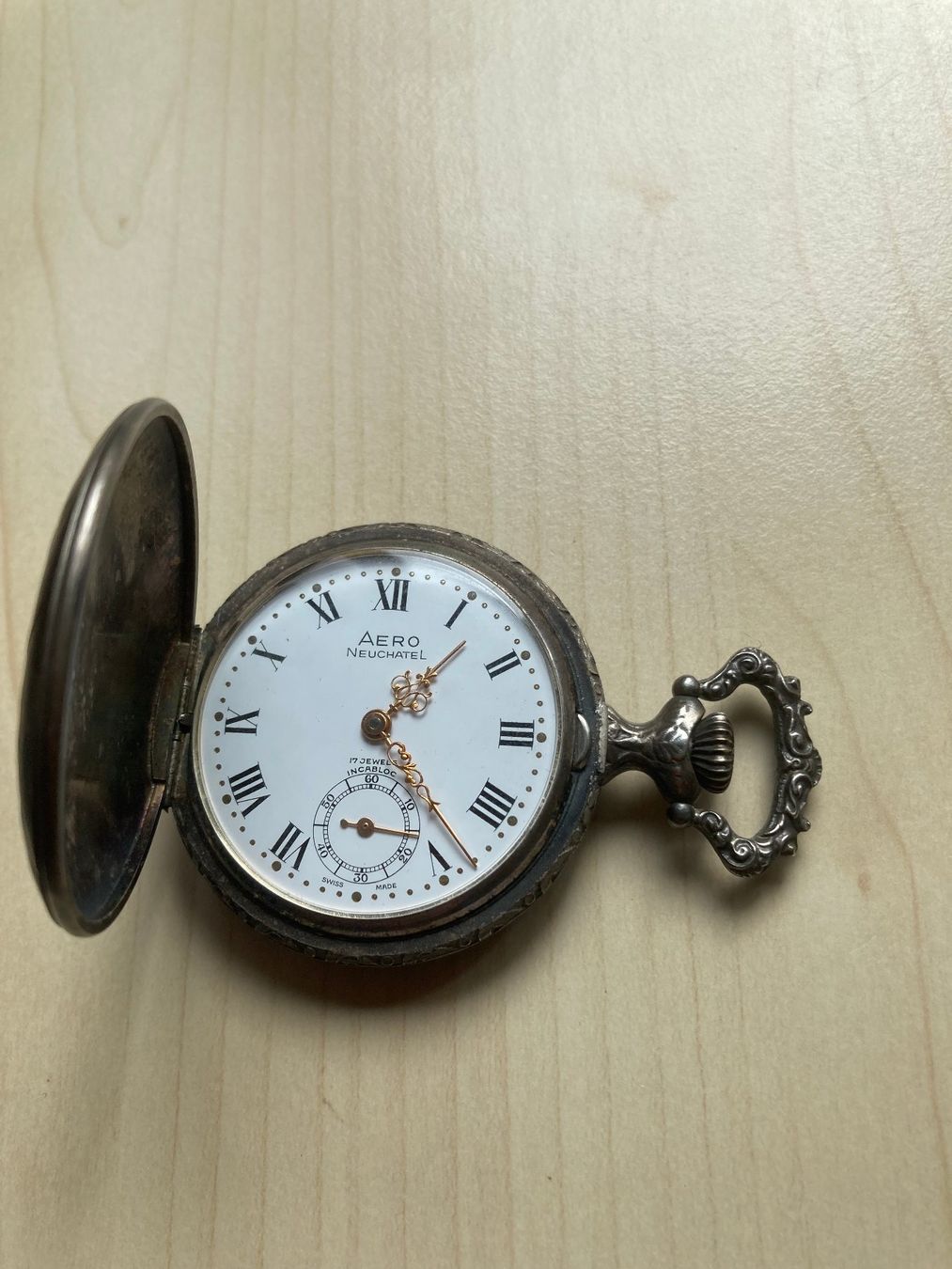 Orologi: Taschenuhr Aero Ieuchatel – Nuovo e nell'imballaggio originale da Zofingen venduto da Nzema 1