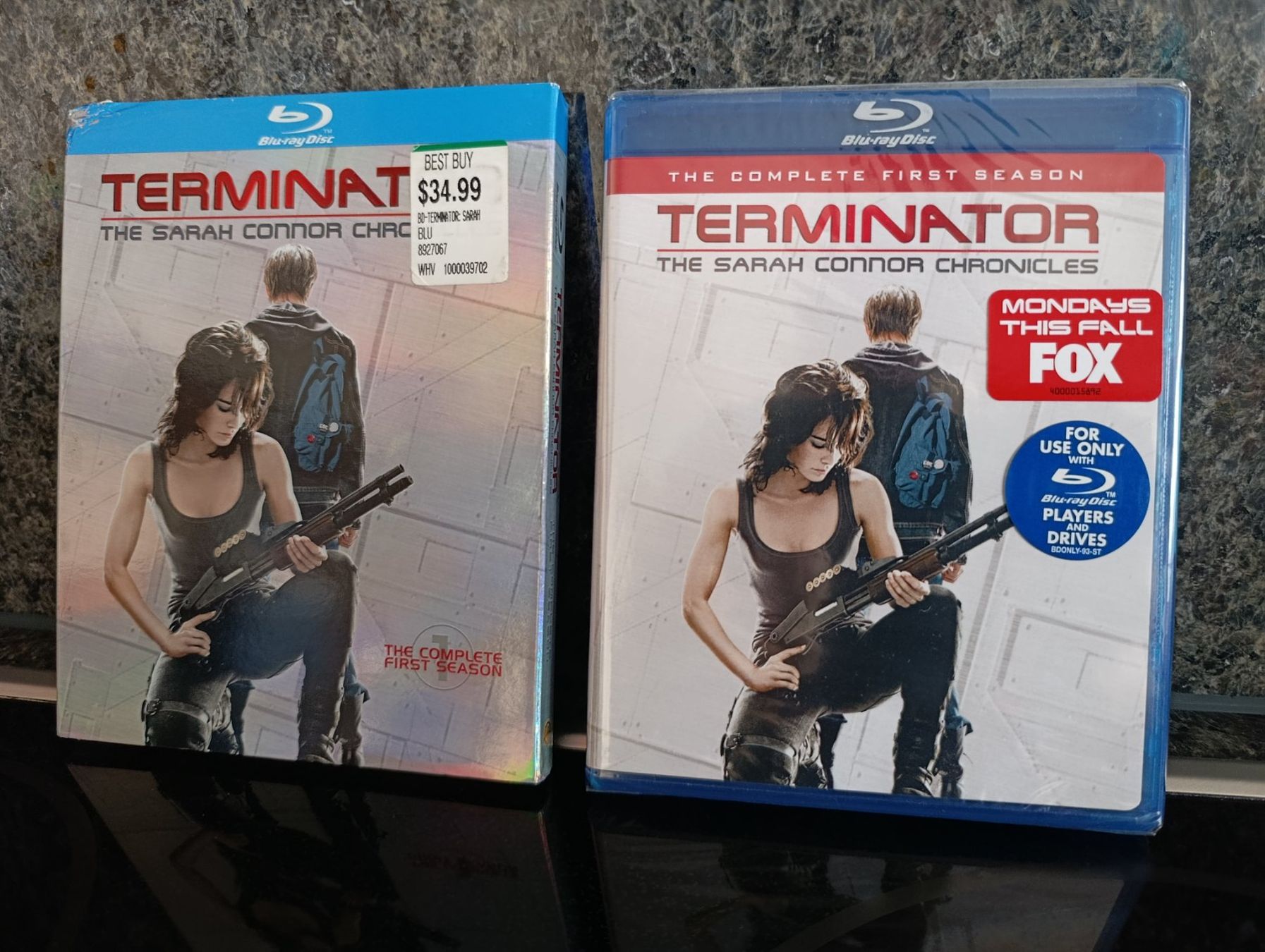Alle DVDs: Terminator: Sarah Connor Chronicles - Staffel 1, Blu-ray – Neu (gemäss Beschreibung) aus Wil SG von Donaldus