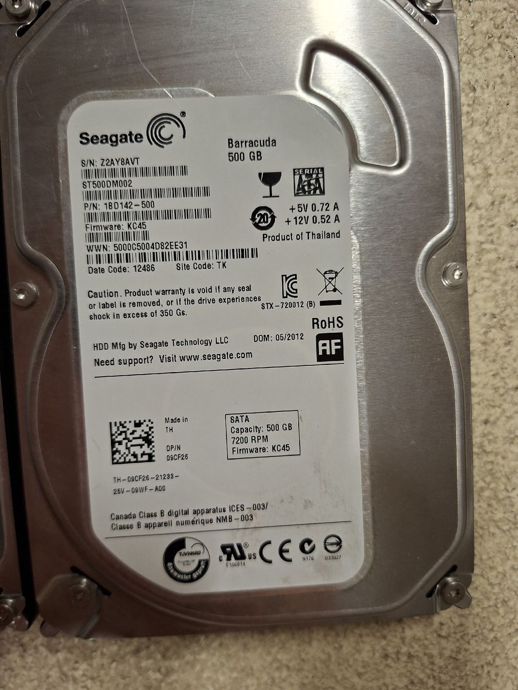 Seagate Dischi rigidi: 8 Stück Seagate Festplatten – Usato da Willisau venduto da mwi-dev 1