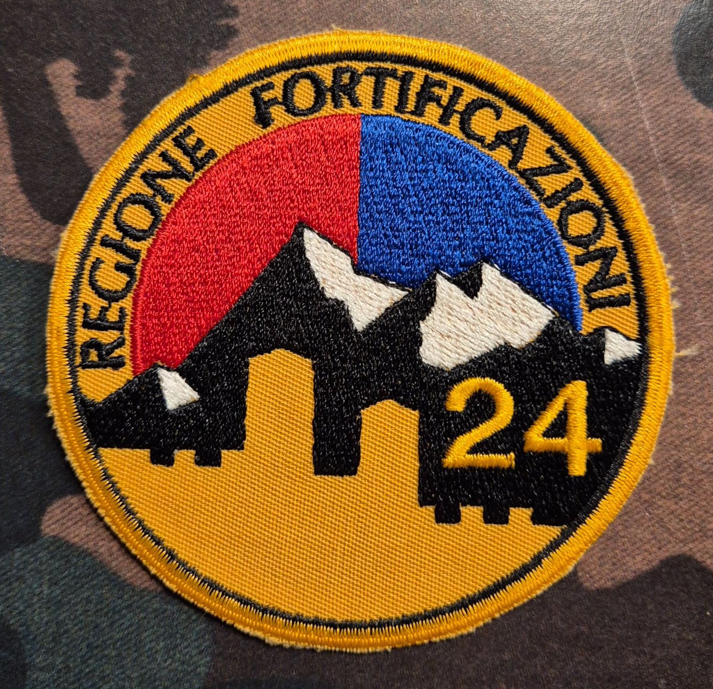 Schweizer Armee Placchette & Badge: Region Fortificazione 24 – Nuovo (secondo la descrizione) da Dottikon venduto da Robawa