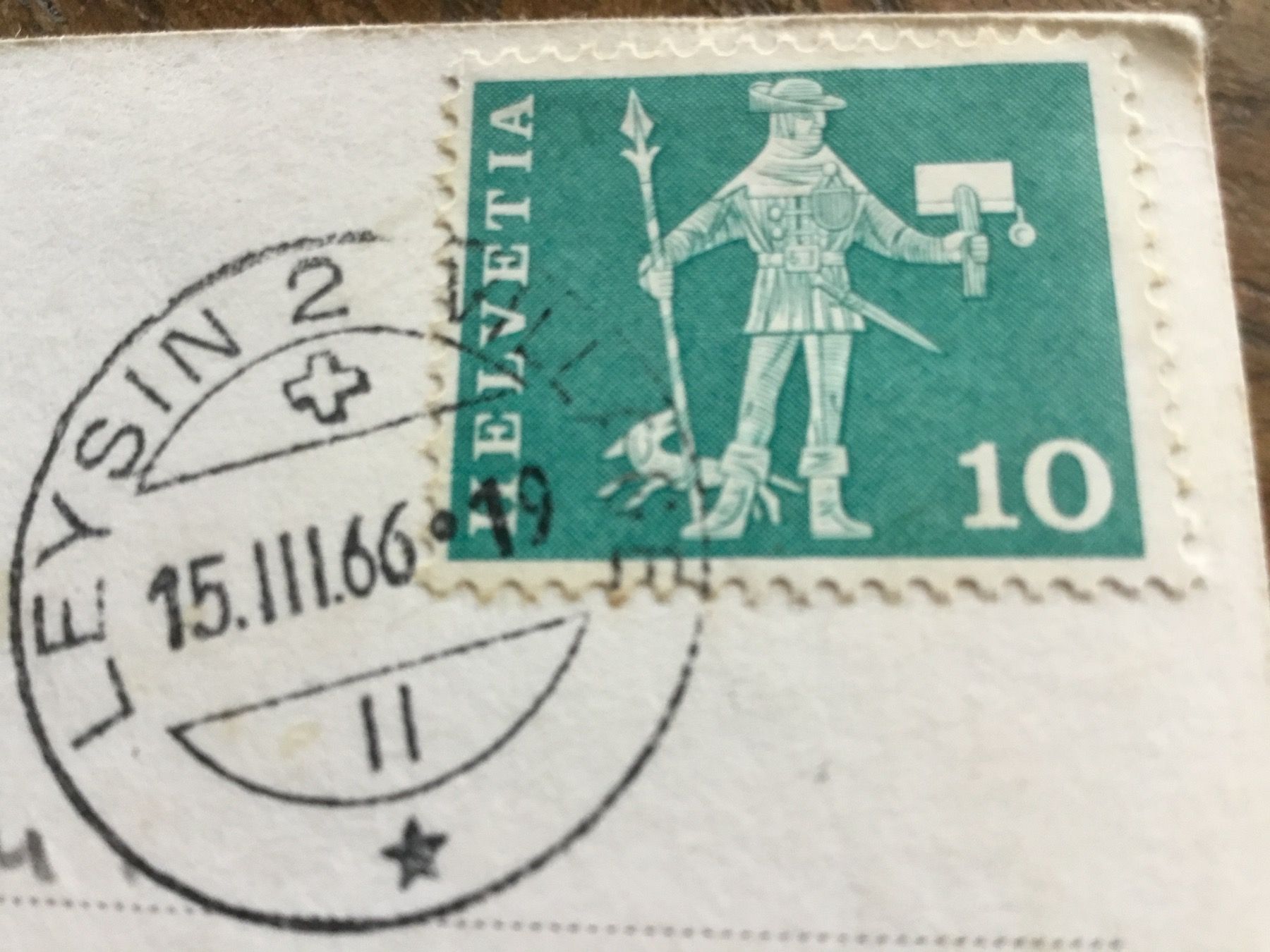 Cartoline postali: Leysin – Usato da Thierachern venduto da sweden08 1