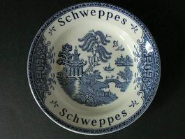 Kleine Schale * BLUE WILLOW SCHWEPPES * Enoch Wedgwood
