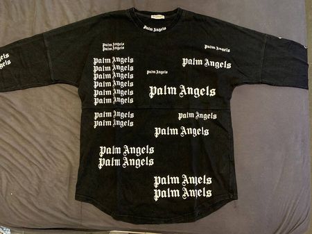Palm Angels Longsleeve black/white
