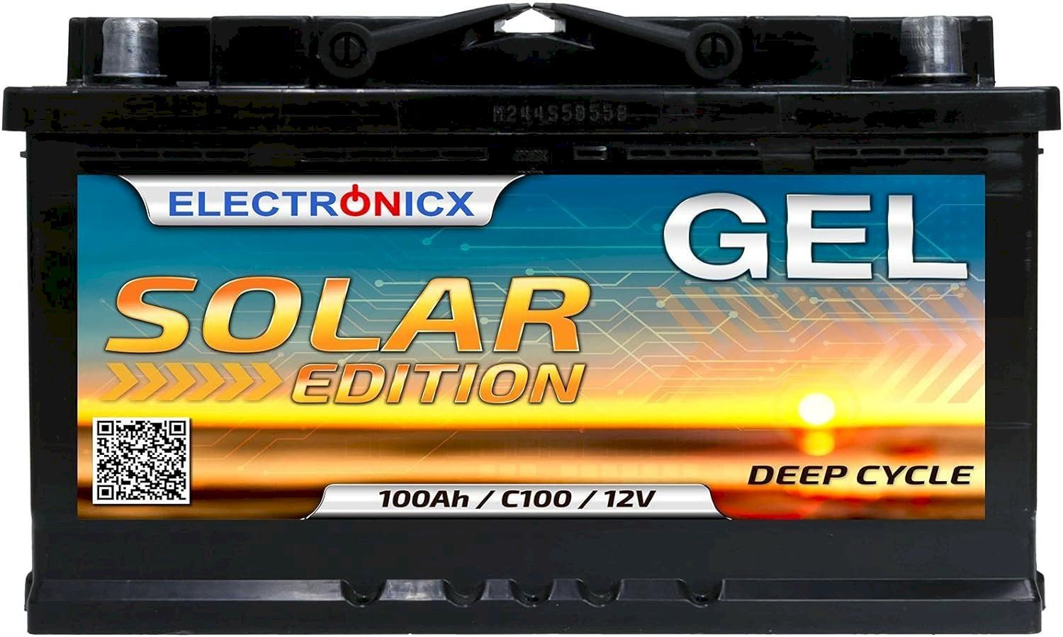 Batterie: Electronicx Solarbatterie 100 AH 12V – Nuovo e nell'imballaggio originale da Bottighofen venduto da zaap