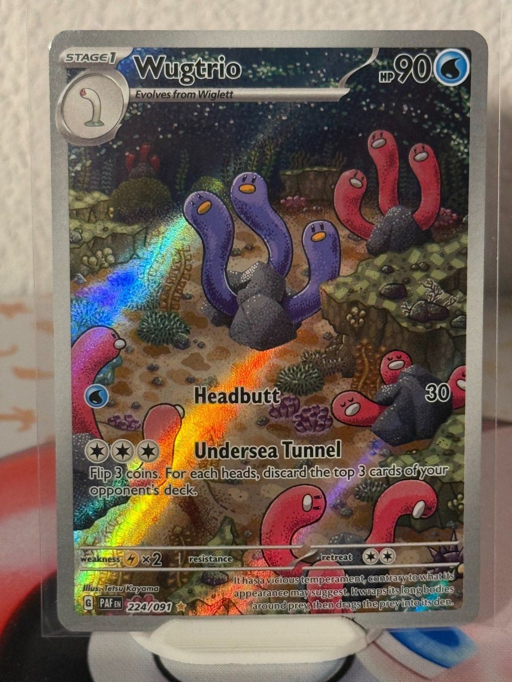Pokémon Sammelbilder & Trading cards: Wugtrio PAF 224 IR Pokemon – Gebraucht aus Muri AG von