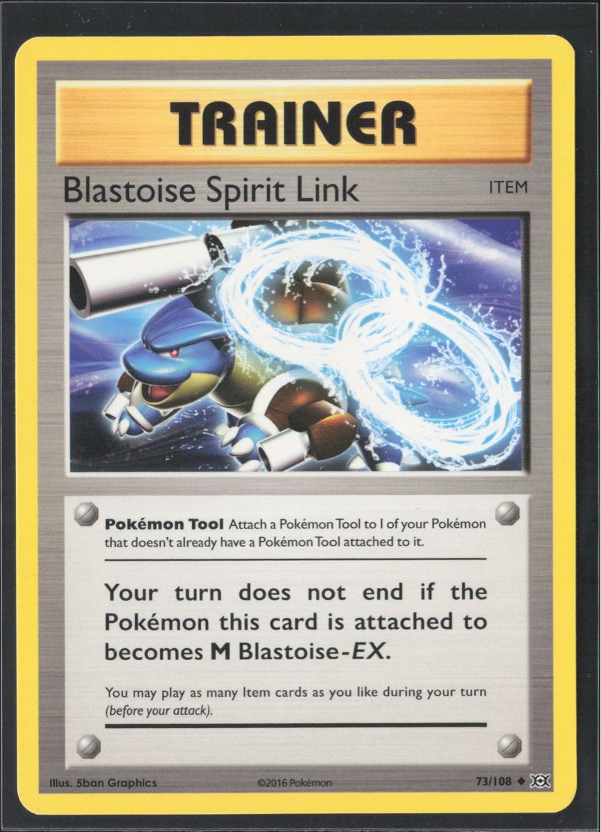 Pokémon Sammelbilder & Trading cards: POKÉMON / Blastoise Spirit Link / Evolutions 🇺🇸 – Gebraucht aus Herzogenbuchsee von TCG-High-Quality