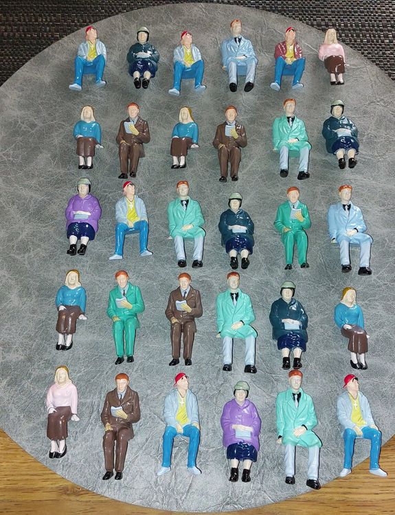 Lot 13 Figurines LGB échelle 1:22,5 - Train Miniature, époque III (1941-1970)