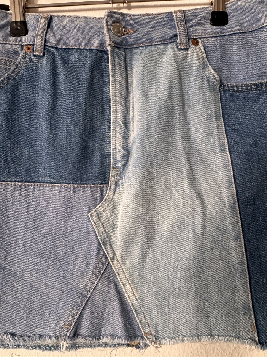 Topshop Gonne: Patchwork Jeansjupe von Topshop Moto Grösse 40 – Usato da Zürich venduto da bergi777 2