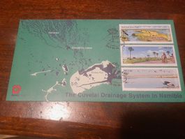 Namibie: Système de drainage Cuvelai, 3 timbres, 2003