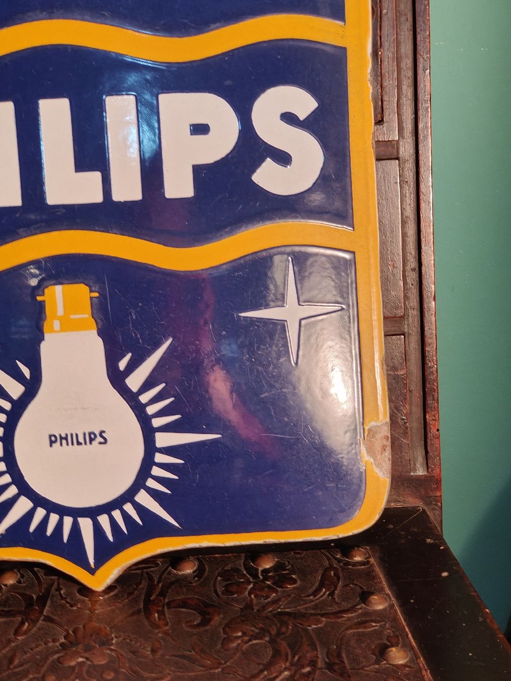 Philips Schilder: Emailschild Philips ca.1920 – Gebraucht aus Schaffhausen von b-chriss 4