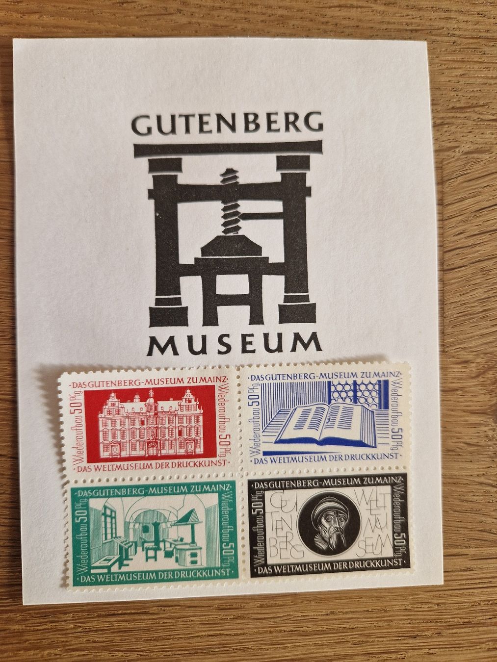 Tutti i francobolli: Briefmarken Gutenberg-Museum – Usato da Schwendibach venduto da BreitschGiu