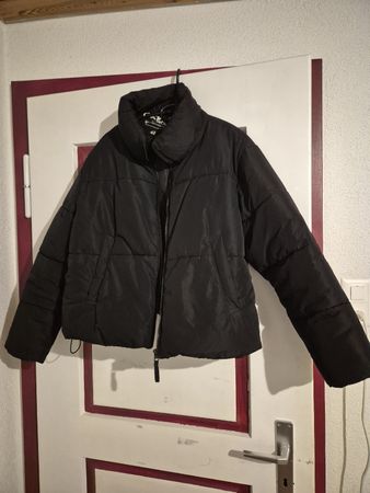 Steppjacke C&A Clockhouse Schwarz Groesse 42 