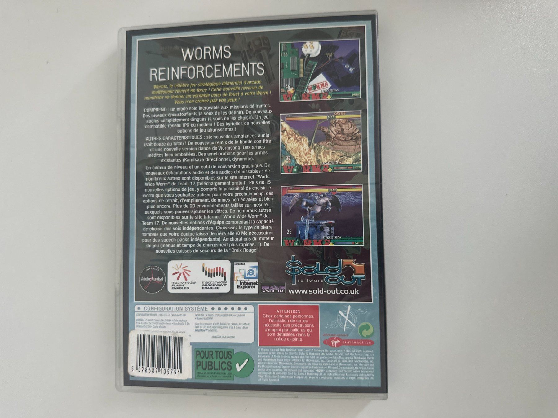 Microsoft Giochi: Worms, PC – Usato da Couvet venduto da nay_prh5 2