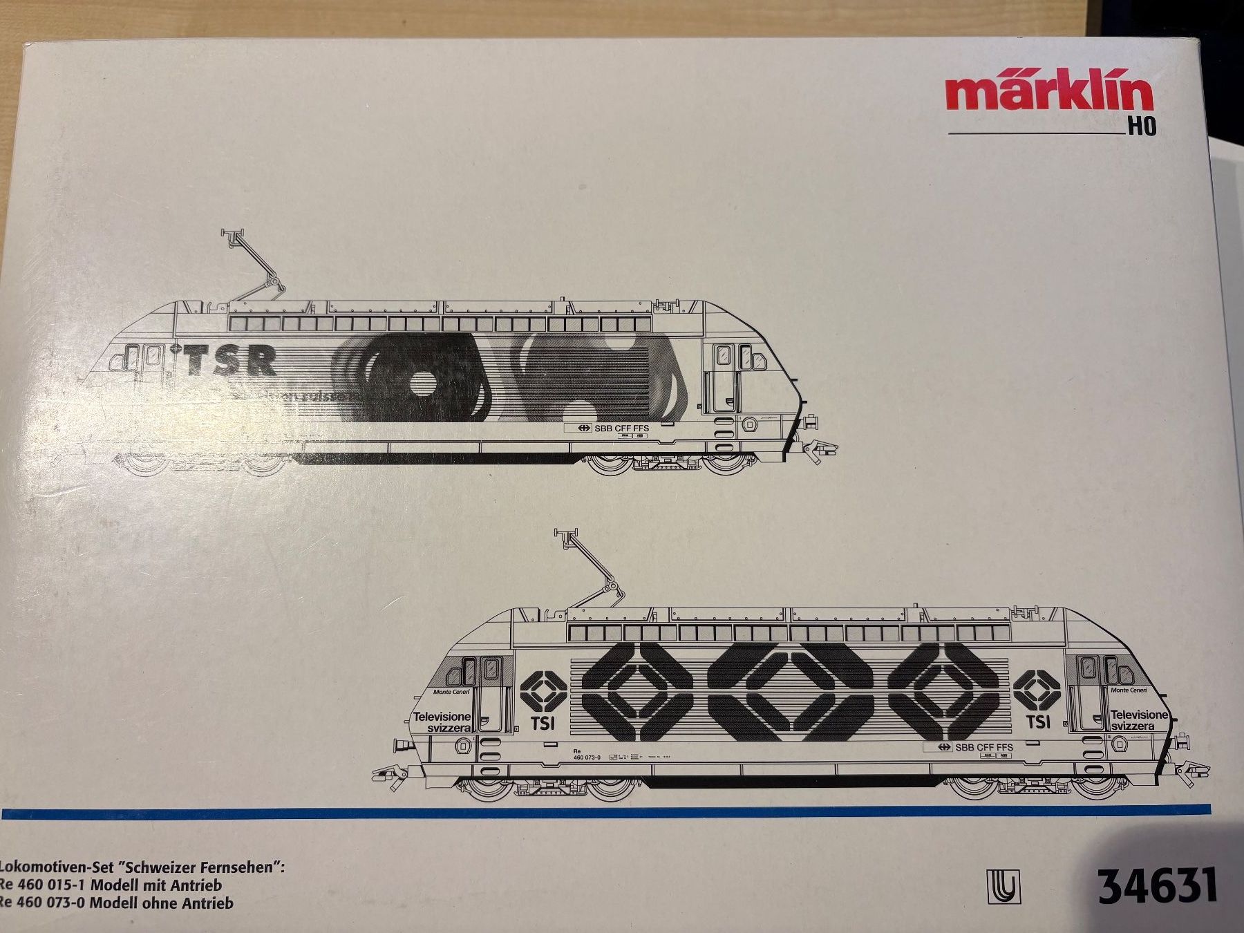 Märklin Modellini di ferrovie: Maerklin 34631 460 TSR – Nuovo e nell'imballaggio originale da Corcelles Payerne venduto da Pierre66 1