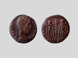 AB 1.- Follis oder Nummus 4. oder 5. Jh. (3)