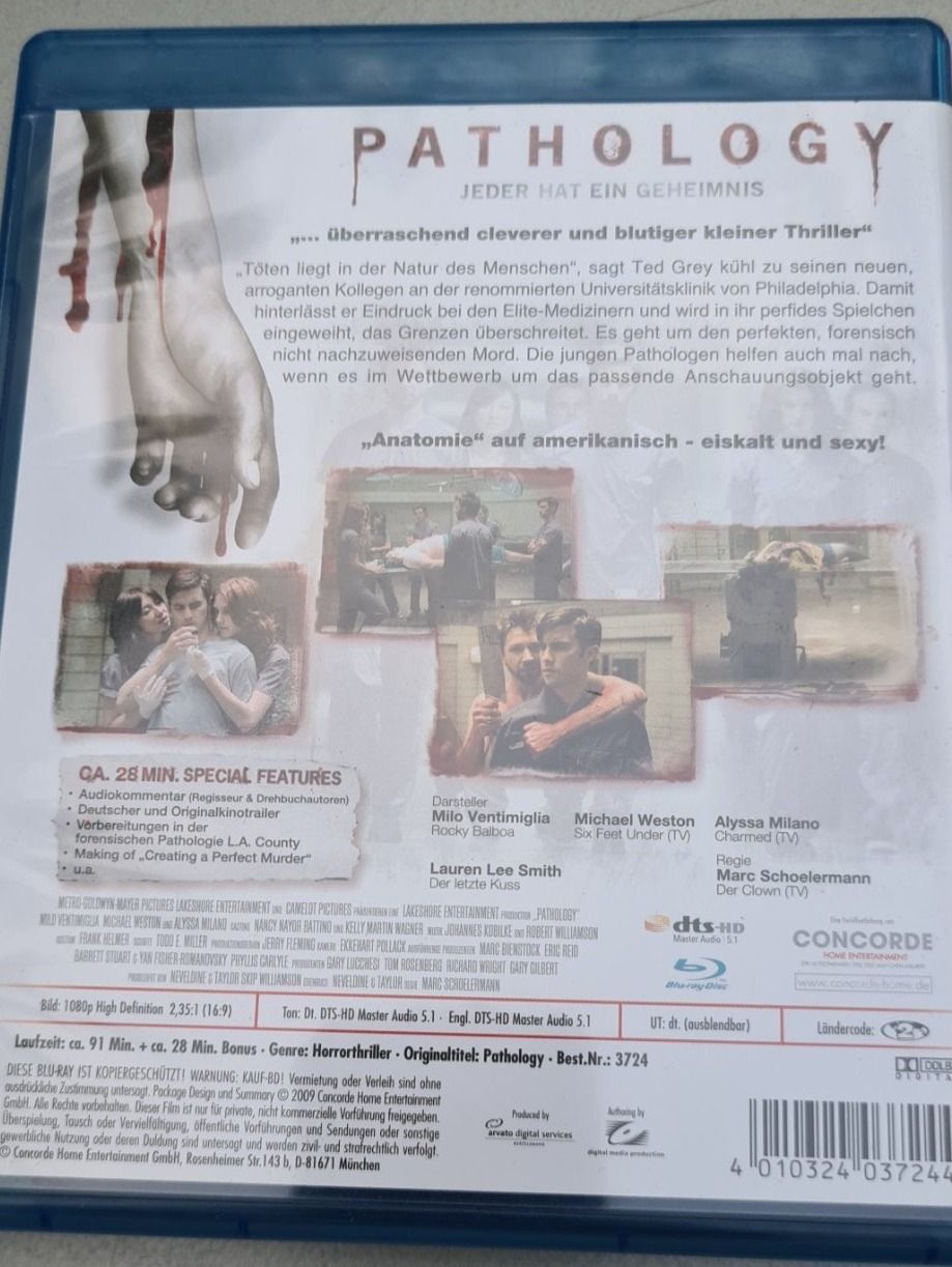 Tutti i DVDs: Pathology Jeder Hat Ein Geheimnis – Nuovo (secondo la descrizione) da Oberkirch LU venduto da ThE_CoLLecTor666 1