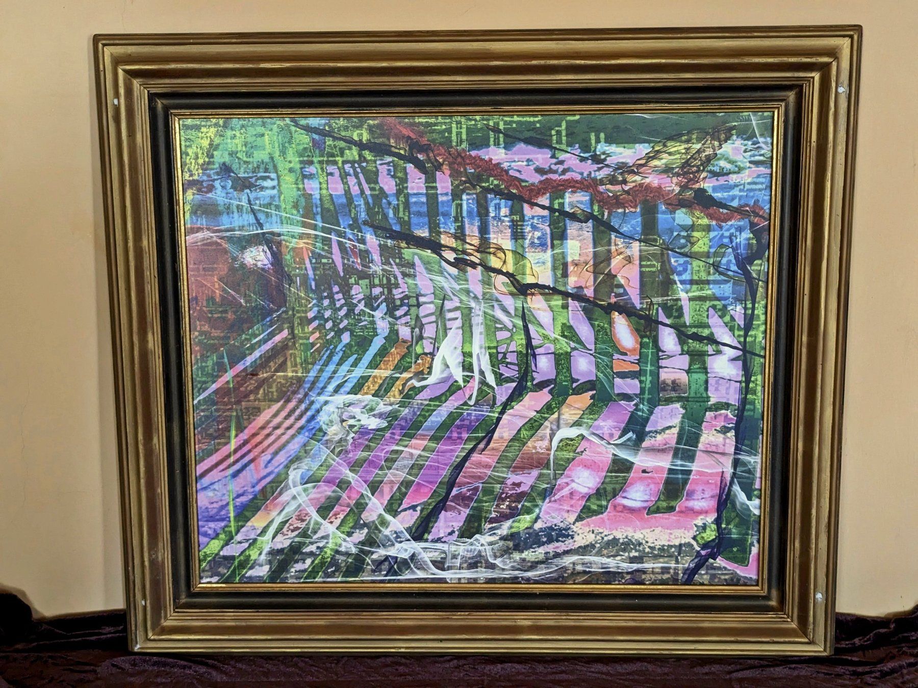 Cornici: Antiker barocker Rahmen mit einzigartigen Kunstwerk, limitie – Usato da Gross Drewitz venduto da Kronleuchter-online 4