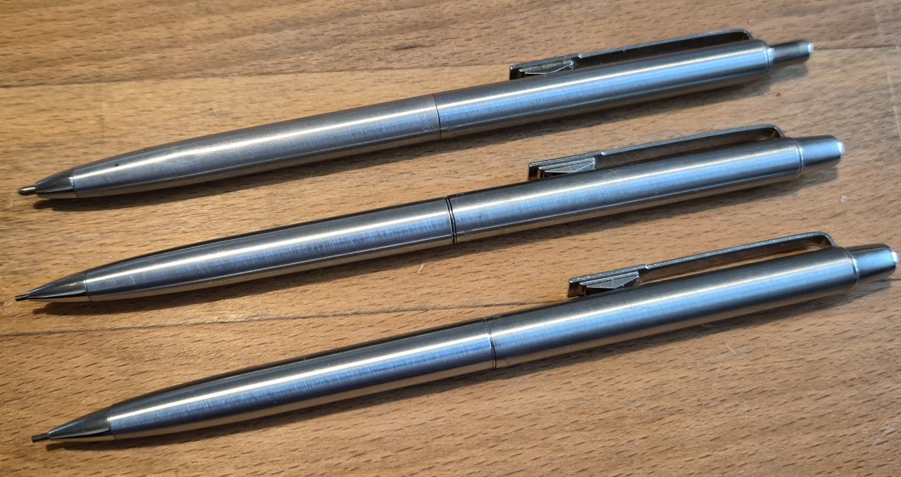 Penna & Evidenziatori: 3 Paper Mate Schreiber "SANDOZ" – Usato da Basel venduto da Kurioses 3