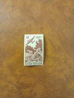 Timbre rare Guyane Française - Avion et Éléphant 100F!