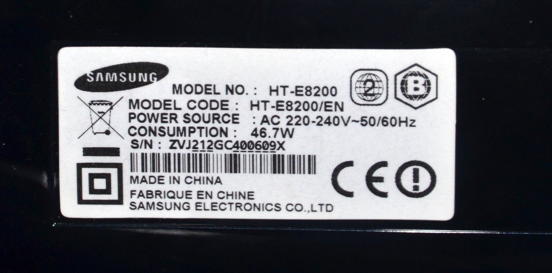 Samsung Home Cinema: Samsung PS-WE8200 + HT-E8200 – Difettoso da Collonges venduto da arashee 6