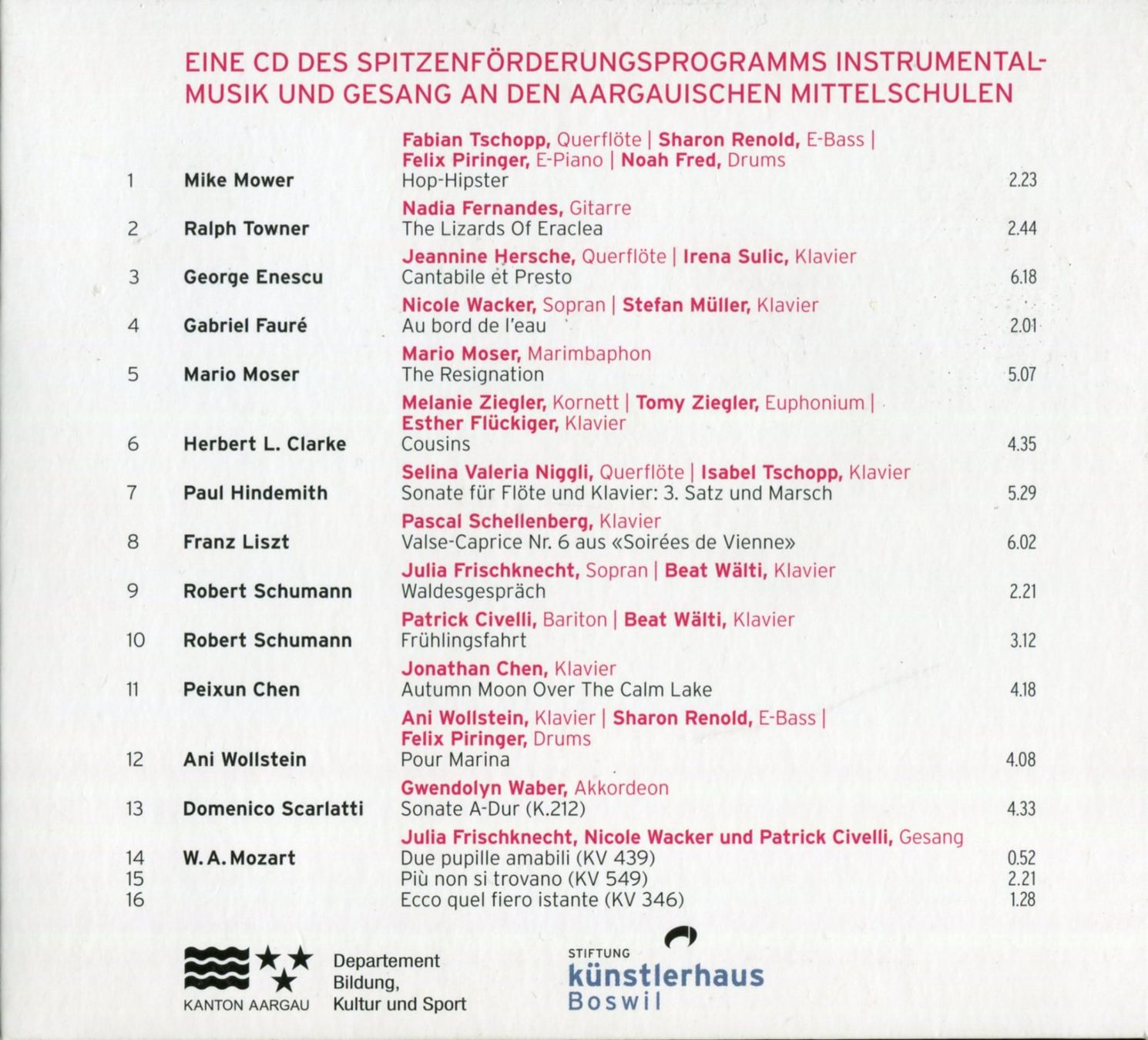 CDs: CD, Aargauer Talente 2014 – D'occasion à Aarau par Elmaar41 1