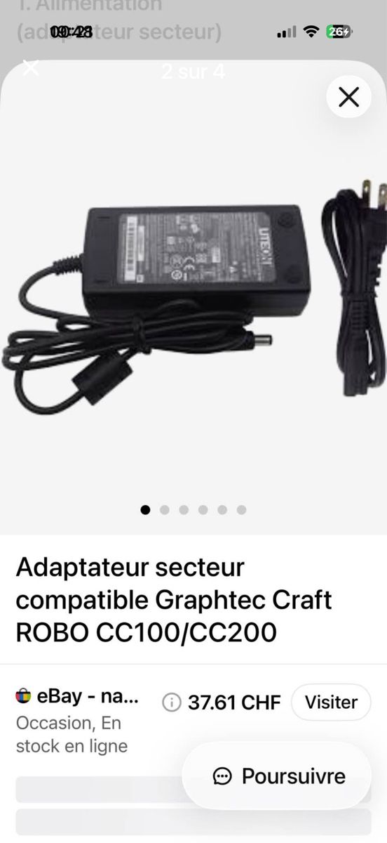 Drucker: Graphtec Craft ROBO CC100/CC20 – Neu und originalverpackt aus Monthey von meganoe 2