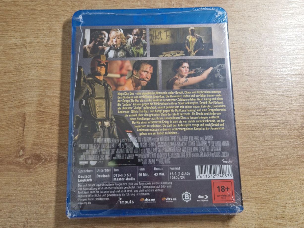 Tous les DVDs: Dredd (2012) NEU OVP Bluray – Neuf avec emballage d'origine à Pfungen par Whitie 1