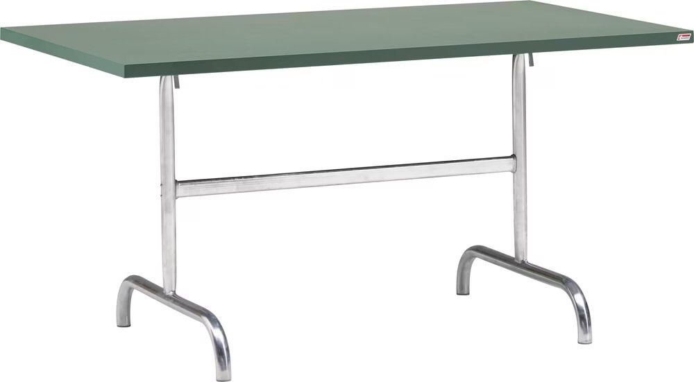 Schaffner Tavoli: Schaffner Säntis Gartentisch Thymiangrün 140 x 80cm – Usato da Zürich venduto da 1volino