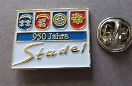 PIN, SCHWEIZ GEMEINDE STADEL 950 JAHRE, WAPPEN
