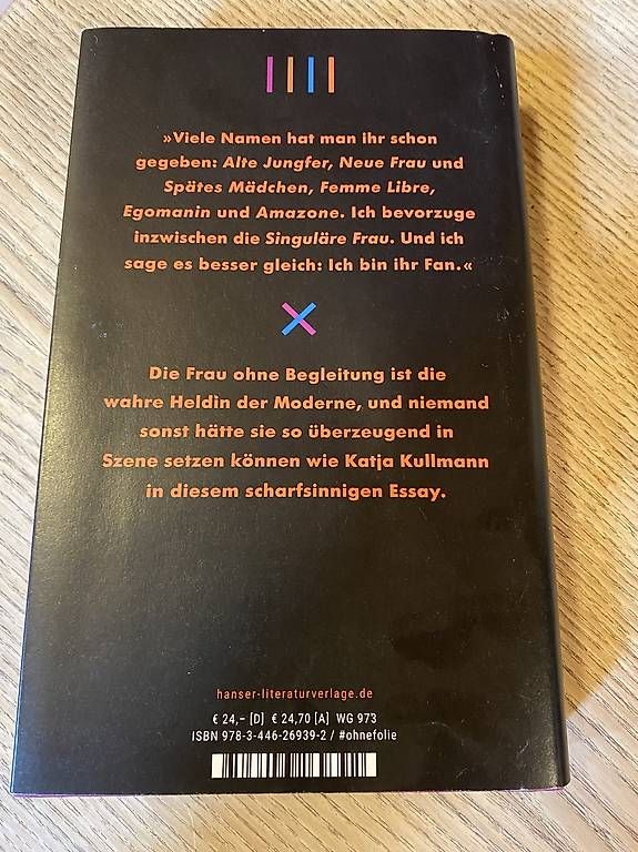 Libri: Katja Kullmann: Die singuläre Frau – Usato da Maur venduto da chr_x8zv 1