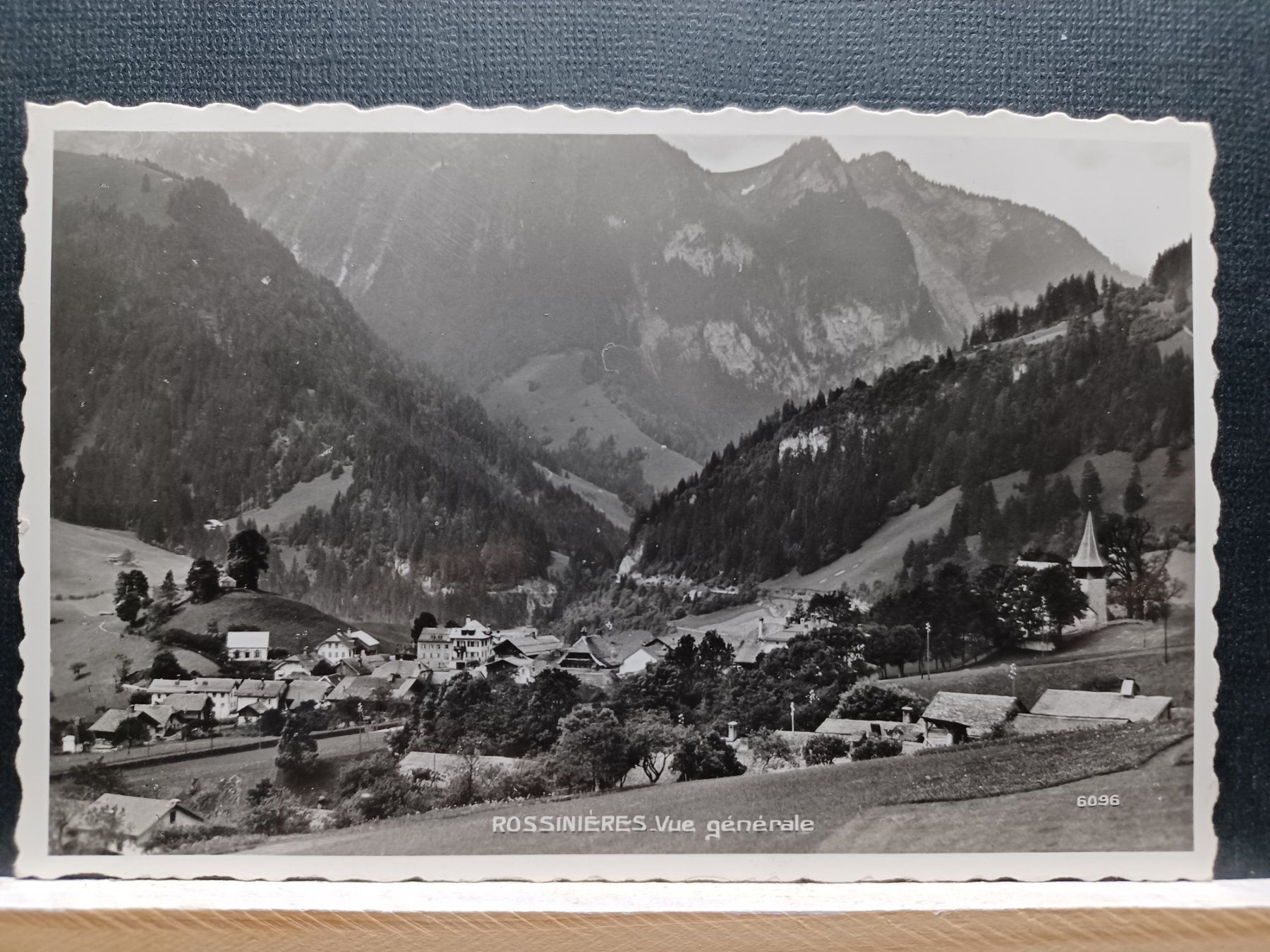Cartoline postali: 6096, Rossinière VD, 1964 – Usato da Aarau Rohr venduto da mgvw