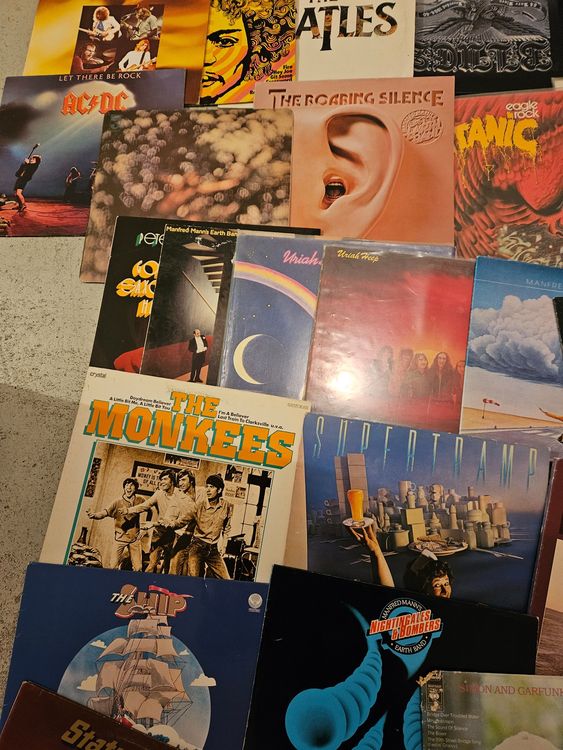 Vinyl Schallplatten Sammlung Pink Floyd, Jimi Hendrix, AC DC Kaufen auf Ricardo