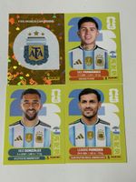 Panini WM 2026 - Argentinien Set 4 Stk. inkl Wappen