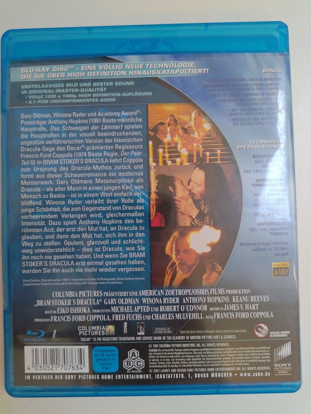 Tutti i DVDs: Bram Stoker's Dracula – Usato da Liestal venduto da Kratzilla 2