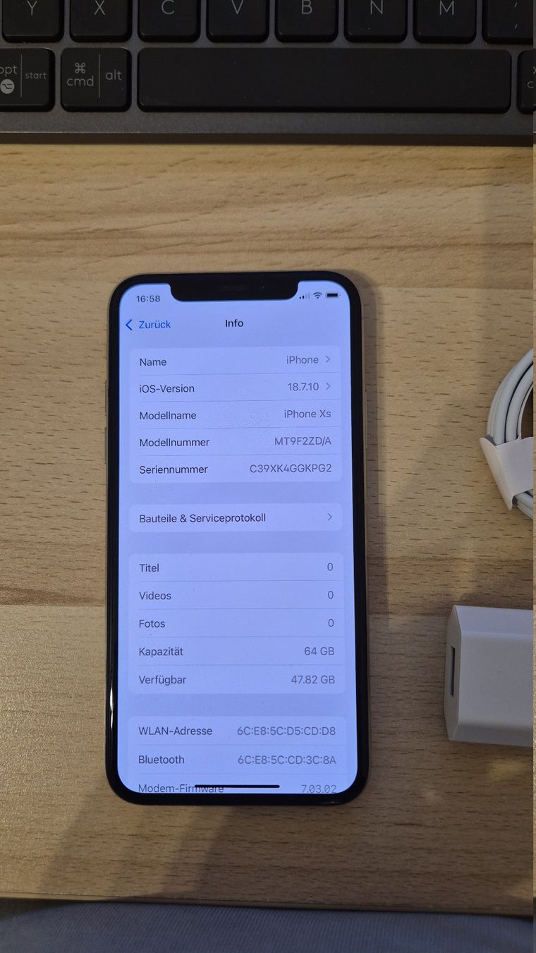 Apple Handys / Smartphones: iPhone XS 64GB Silver 3033 – Gebraucht aus Münchenbuchsee von MV_Solutions 2