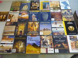DVD Set 54 - 25x DVD DOK Pharaonen Pyramiden Aegypten TOP